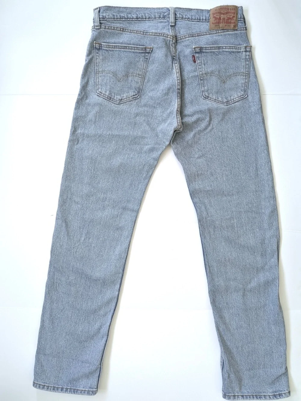 Levi's 505 Mens Low Stretch 33x32 Light Wash Denim
